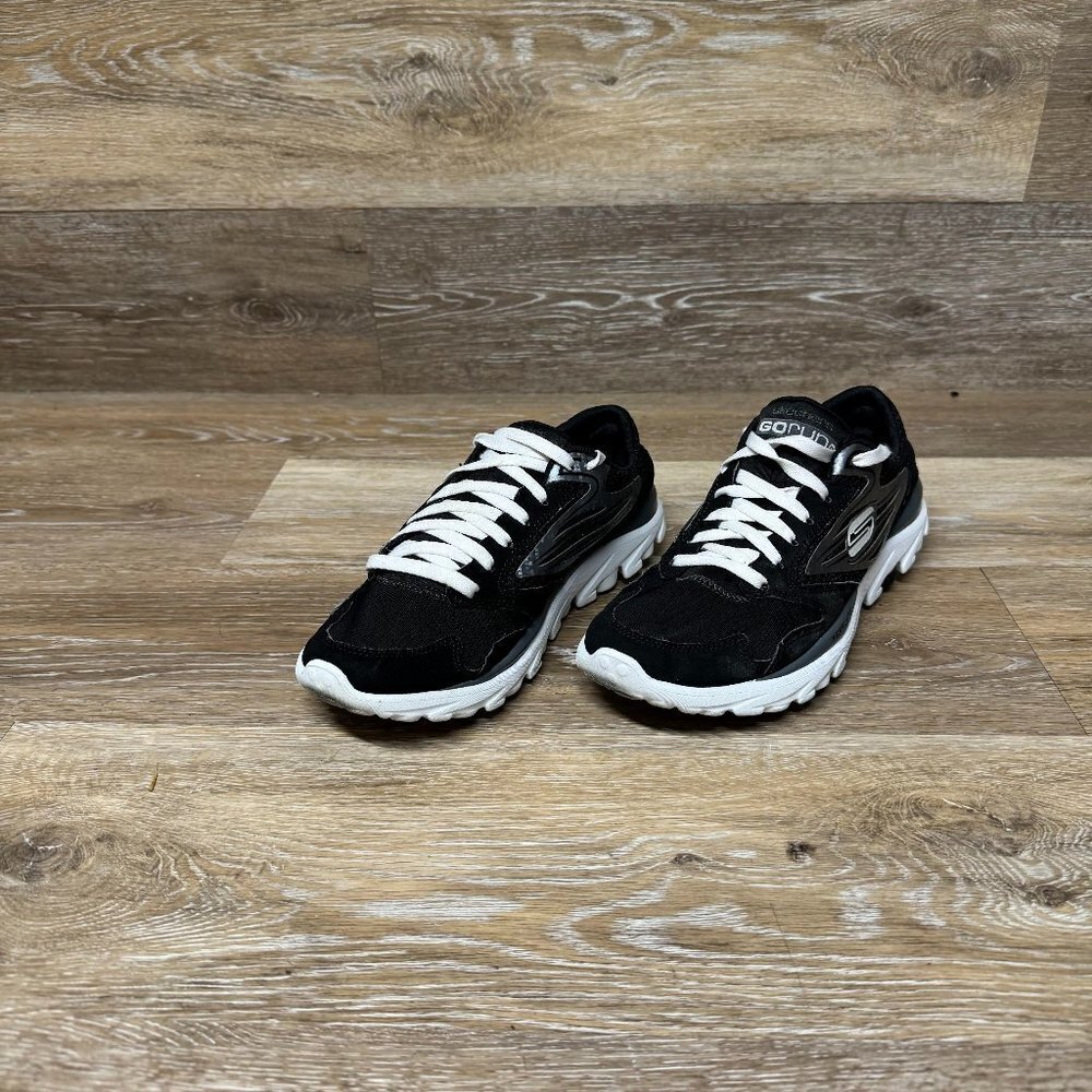 Skechers Go Run 53500 Black Running Shoes Men's Size 7